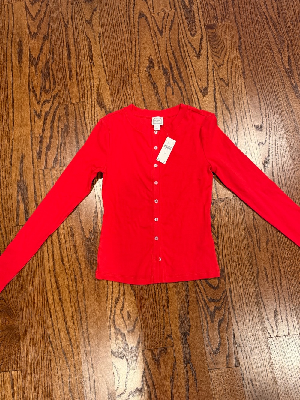 Ooooh Cherry- Anthropologie-Maeve Sz XXS Perfect Shade of Red Cardigan NWT
